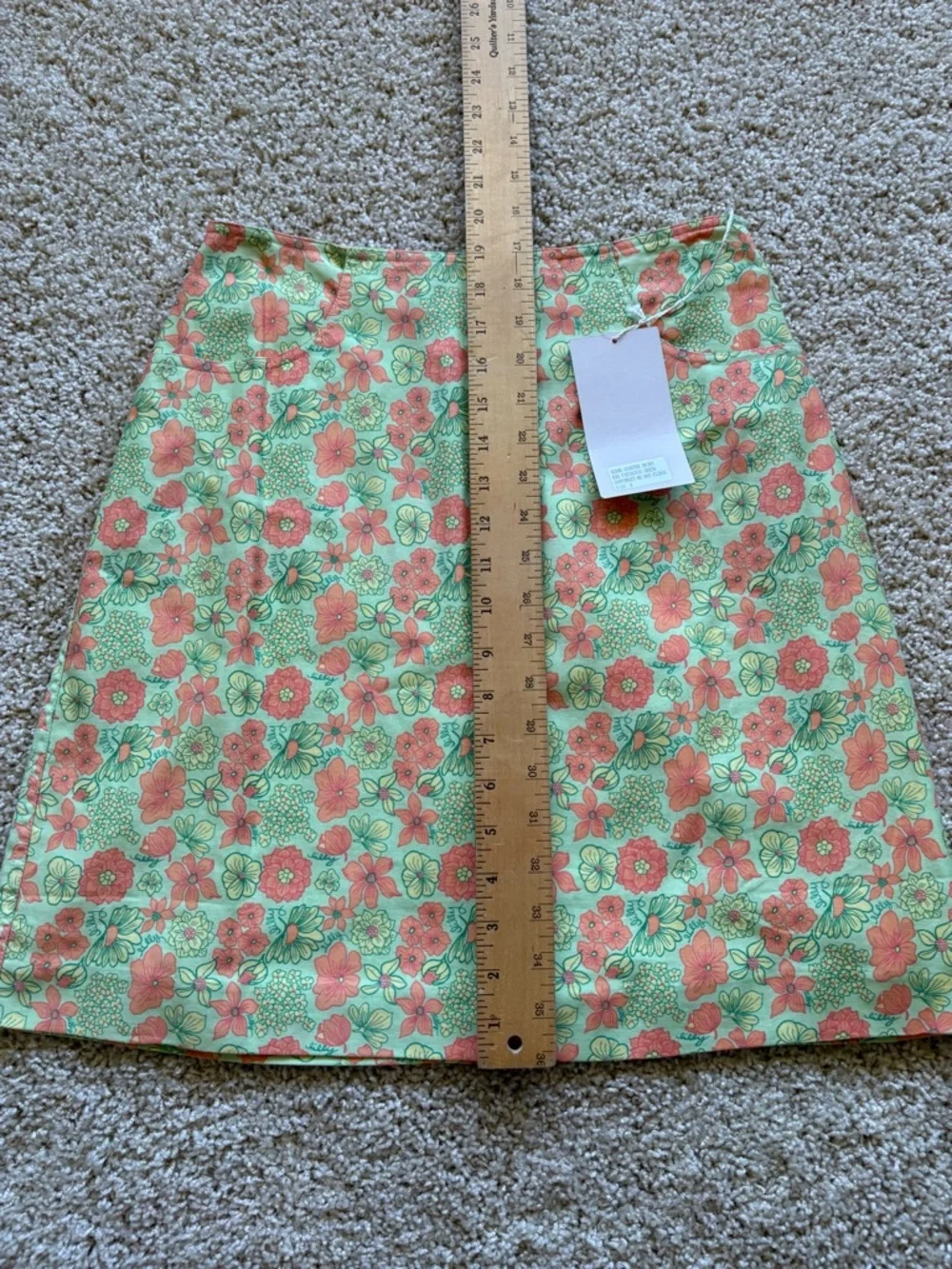 Lilly Pulitzer Scooter Skirt‎ Skort Size 8 Pistachio Green Forget Me Not Floral